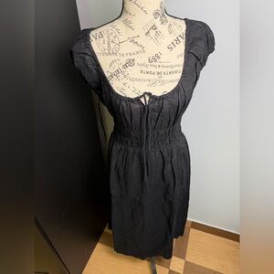 J.Crew Petite Cap-sleeve midi dress in linen NWT Size PS